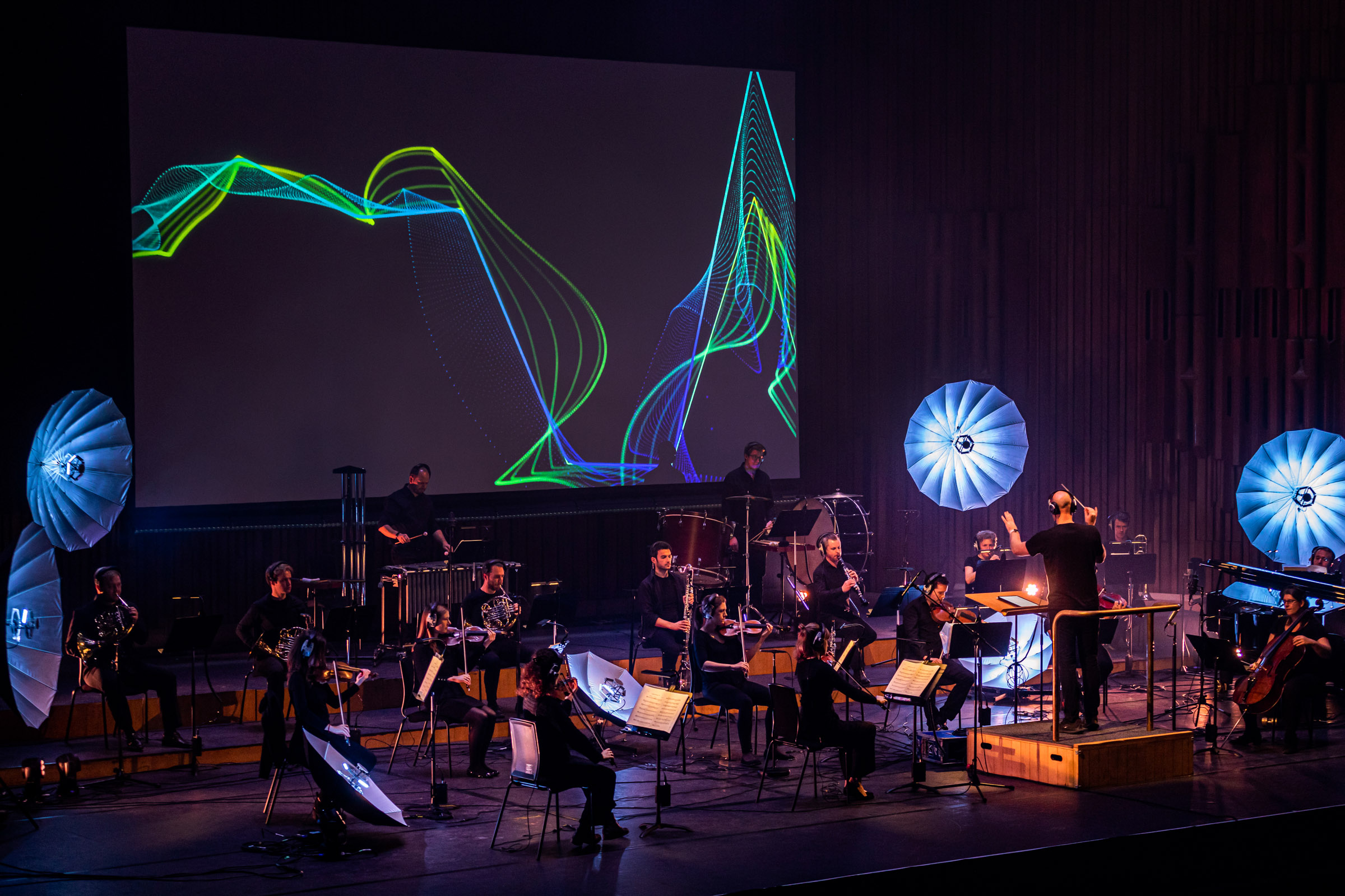 Closer up image of the symphony